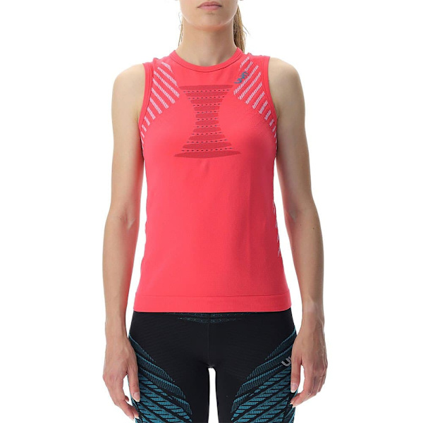 Uyn Ärmlös T-shirt Running Ultra1 Röd M Kvinna