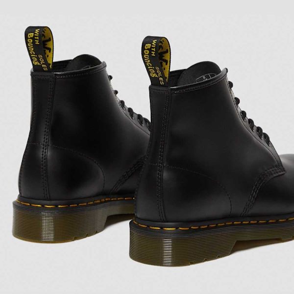 Dr Martens 101 6-eye Ys Smooth Støvler Sort EU 48 Mand