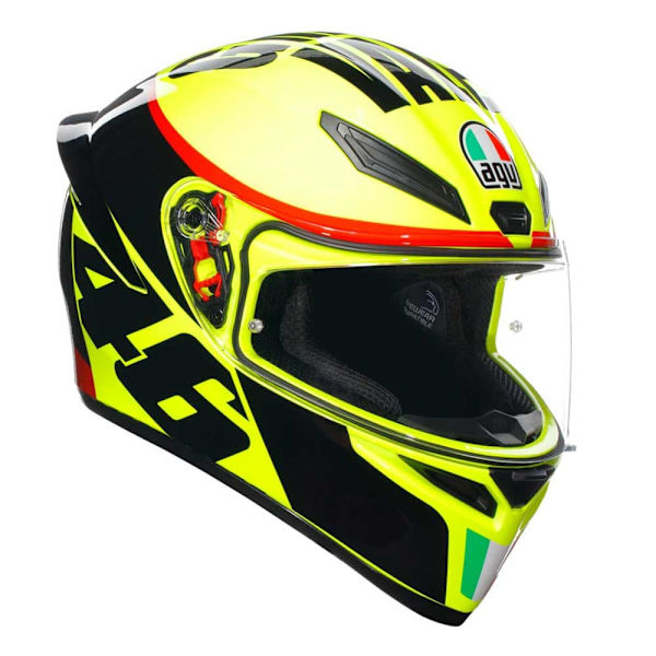 Agv Fuld Ansigtshjelm K1 S E2206 Gul XS