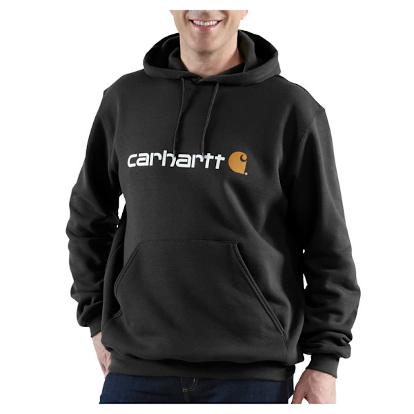 Carhartt Loose Fit Hættetrøje Logo Sort XS