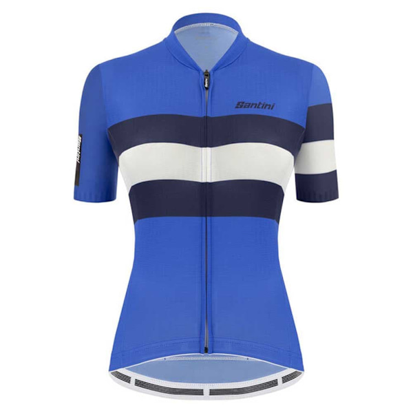 Santini Kortærmet Trøje Ecosleek Bengal Blå 2XL Kvinde