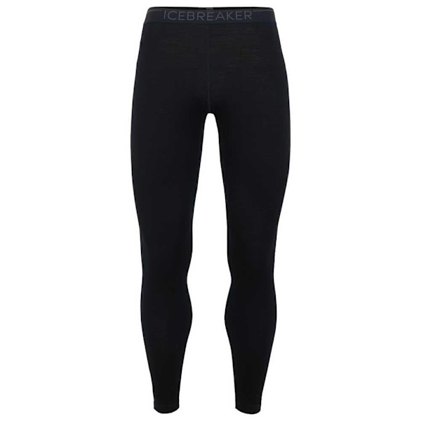 Icebreaker Leggings 260 Tech Merino Sort XL Mand
