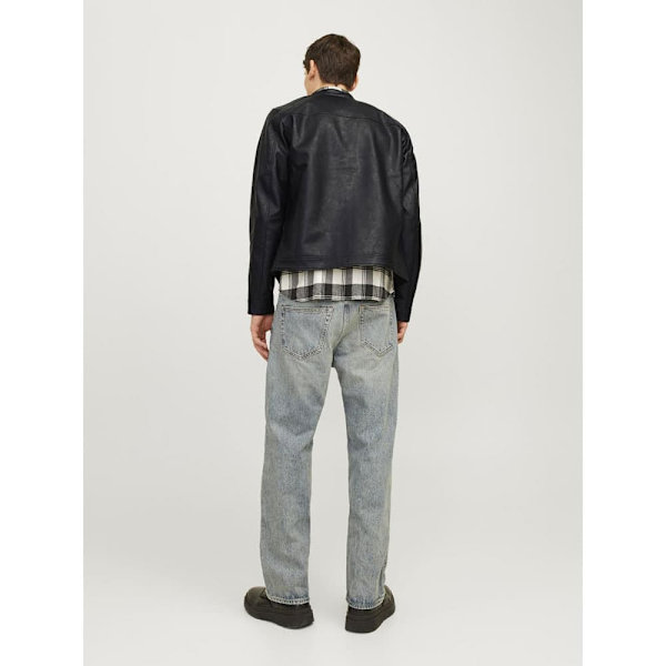 Jack & Jones Dylan Clean Læderjakke Sort 2XL Mand