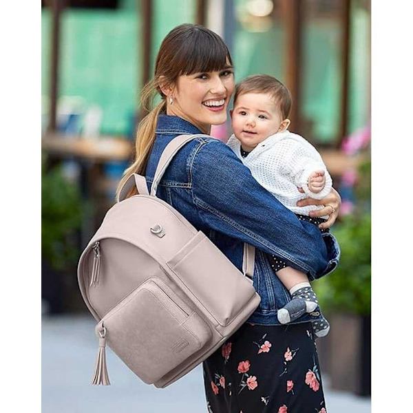 Skip Hop Yksinkertaisesti Tyylikäs Portobello-reppu Greenwich Beige
