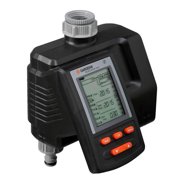 Gardena Multicontrol Duo Programmer Musta