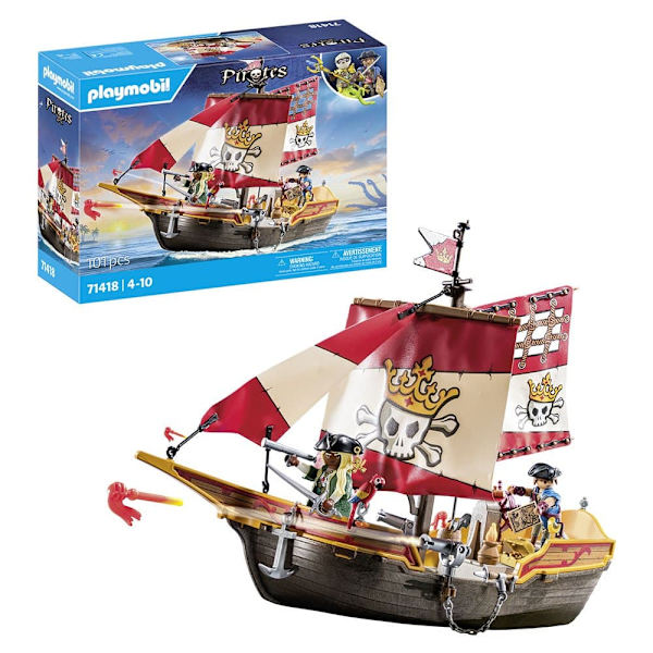 Playmobil Piratskeppskonstruktionsspel