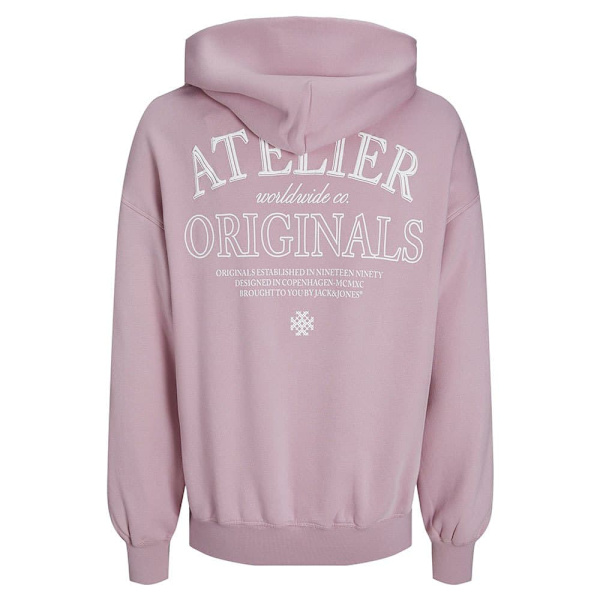 Jack & Jones Santorini Graphic Hættetrøje Rosa 2XL Mand