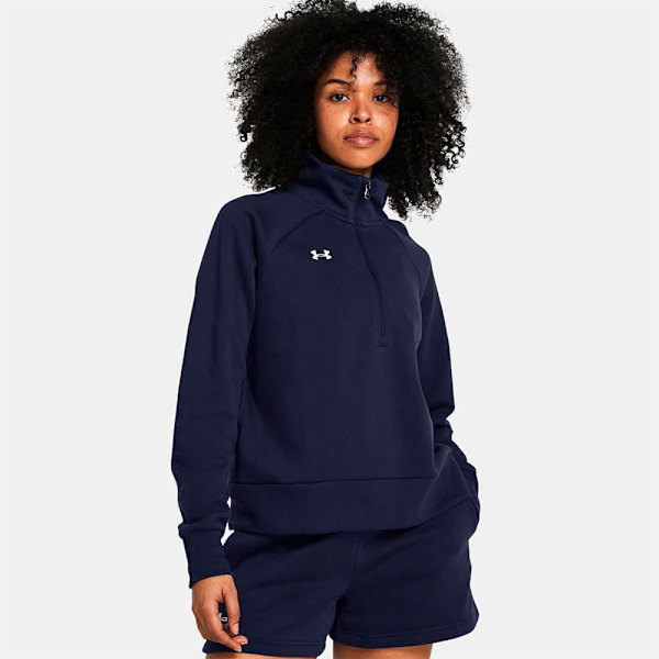 Under Armour Rival Fleece Halv Lynlås Sweatshirt  M / Regular Kvinde