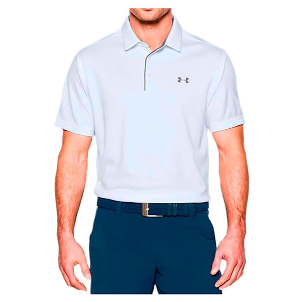 Under Armour Tech Polo T-shirt Med Korta ärmar Vit 2XL / Regular Man