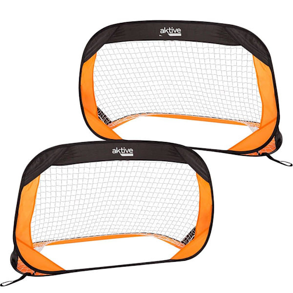 Aktive Fodbold Mål Pop-up Orange,Sort