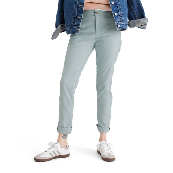 Dockers Weekend Regular Slim Ankle Fit Chinobukser Grå 28 Kvinde
