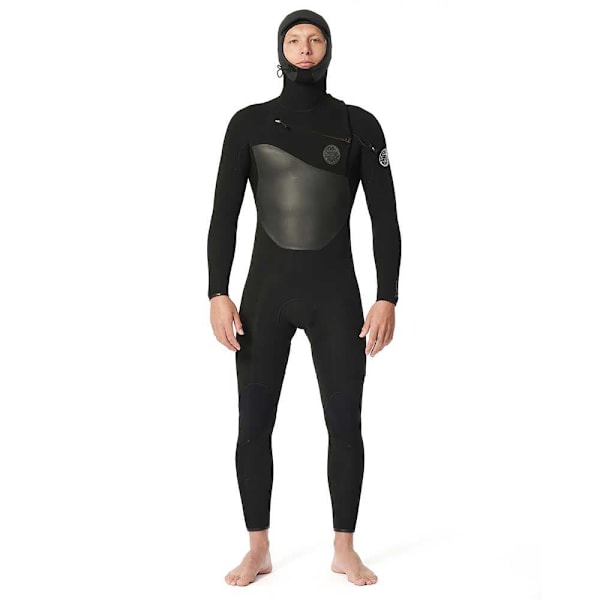 Rip Curl Langærmet Neoprendragt Med Brystlynlås Flashbomb 5/4 Mm Sort LS