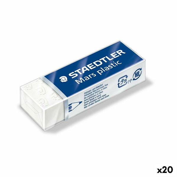 Staedtler Viskelæder Mars Plastic 526 50 20 Enheder Transparent