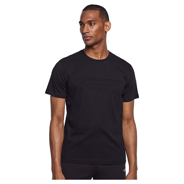Hackett Lyhythihainen T-paita Aston Martin Emboss Musta M Mies