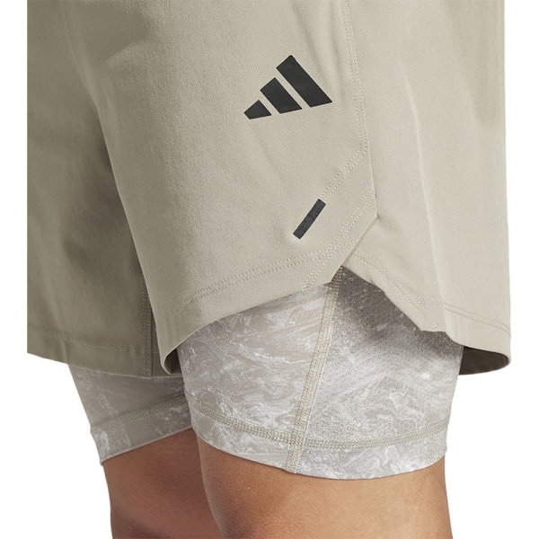 Adidas Shortsit Woven Power 2in1 5´´ Vihreä XL Mies