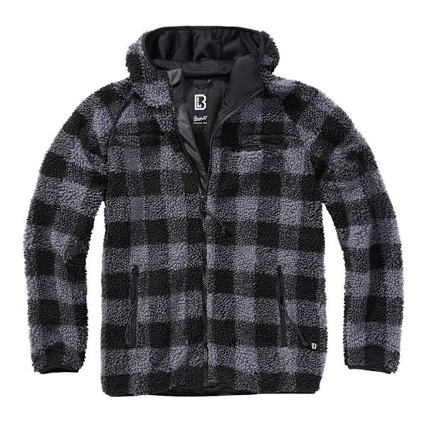 Brandit Teddy Worker Jakke Sort 6XL Mand