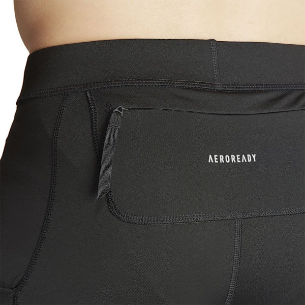 Adidas Korte Leggings Own The Run Base Sort XL / Regular Mand