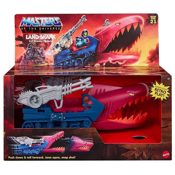 Masters Of The Universe Mestarit Ja Maailmankaikkeus Alkuperää Ajoneuvo Säiliö Hai Auto Alkaen Lelu Monivärinen