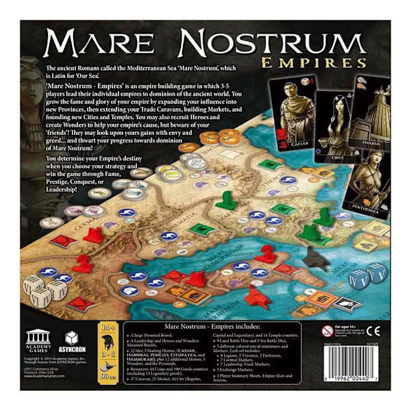 Juegos Rekommenderad ålder Mare Nostrum Empires 14 År Engelsk Styrelse Spel Flerfärgad