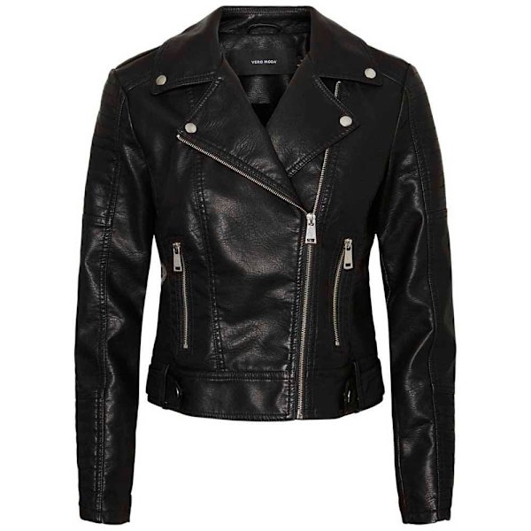 Vero Moda Jakke Kerri Ultra Coated Sort XL Kvinde