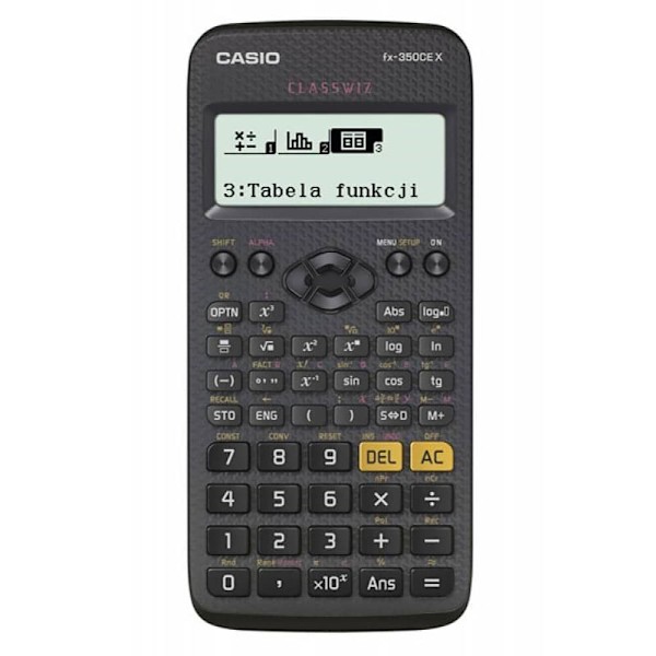 Casio Fx-350cex Lommeregner Sort