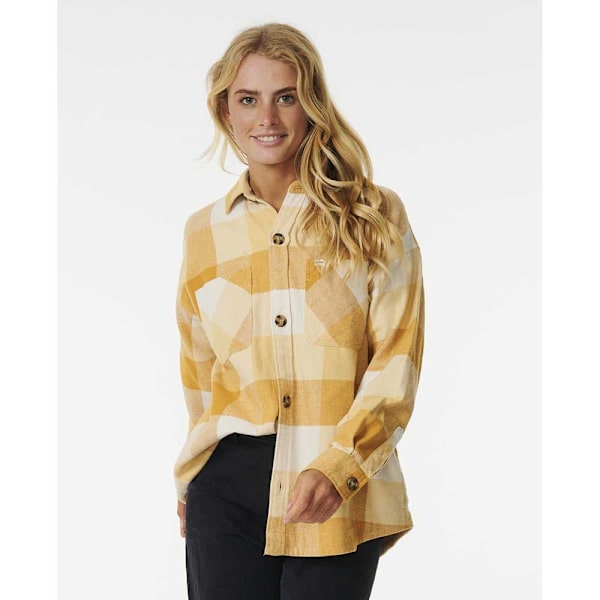 Rip Curl Pitkähihainen Paita La Isla Flannel Keltainen S Nainen