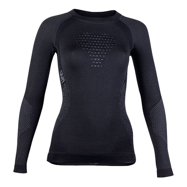 Uyn Fusyon Langærmet Baselayer Sort XS Kvinde