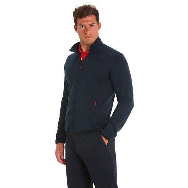 Slam Fleece Active Mid Wgt Grid Blå XL Mand