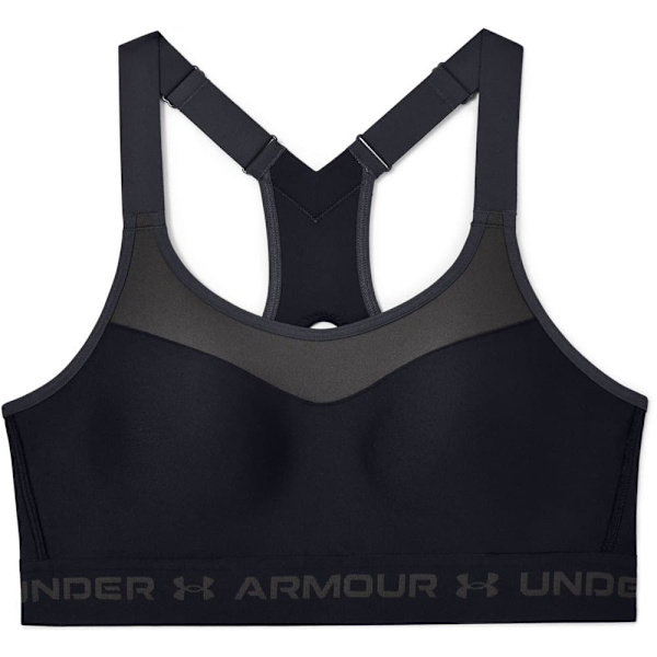 Under Armour Sport-bh Med Hög Effekt Crossback Svart 80 / A Kvinna
