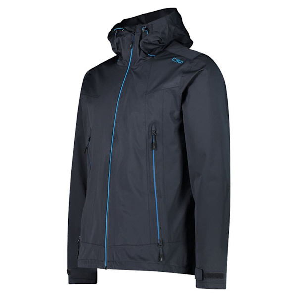 Cmp Jakke Fix Hood 32z5077 Sort 2XL Mand