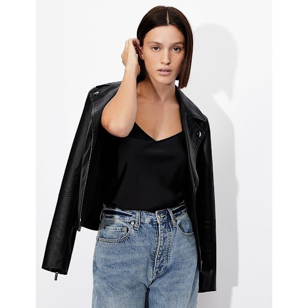 Armani Exchange 8nyh05_ynz5z ærmeløs Bluse Sort L Kvinde
