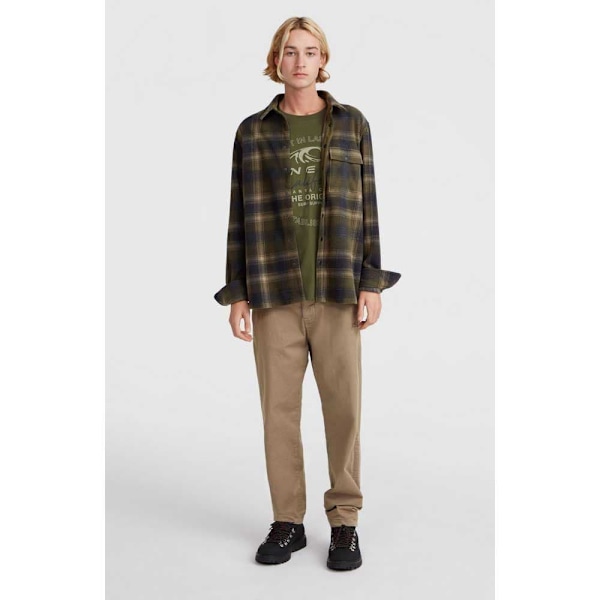 O´neill Superfleece Skjorta Med Långa ärmar Grönt S Man