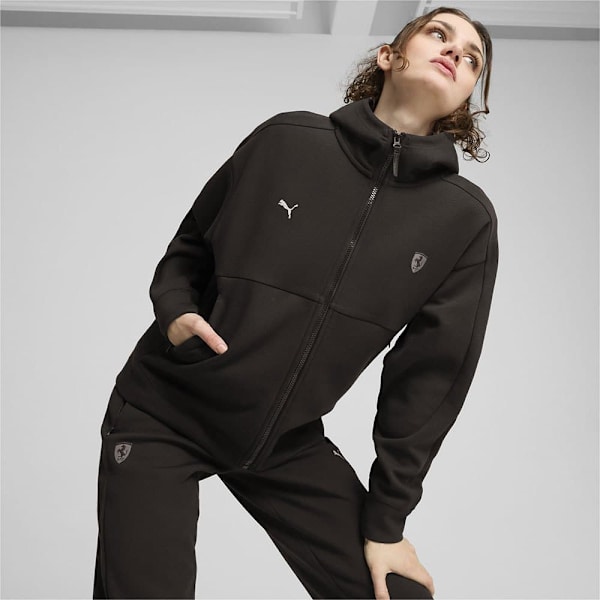 Puma Ferrari Style Sweatshirt Med Lynlås Sort S Kvinde