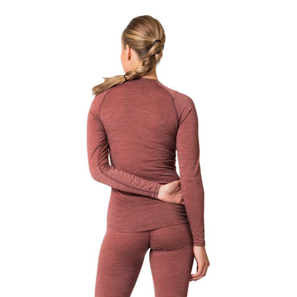 Odlo Langærmet Basislag Natural Performance Orange M Kvinde