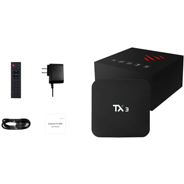 Tanix Tx3 4k 4gb/64gb Dual Band Android 9 Mediespelare