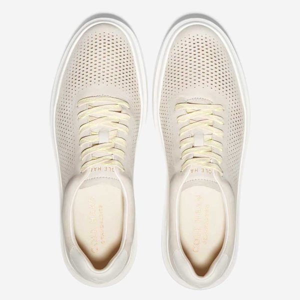 Cole Haan Grandpro Rally Laser Cut Sne Skor Beige EU 40 Man