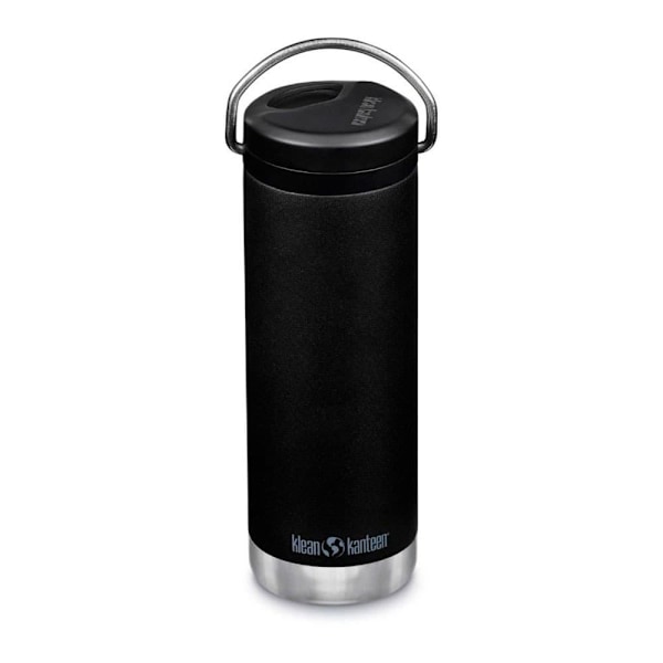 Klean Kanteen Med Twist Cap Isoleret Termisk Flaske Tkwide 16oz Sort