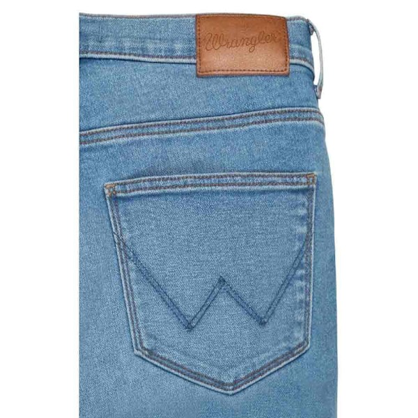 Wrangler High Rise Skinny Jeans Blå 31 / 32 Kvinna