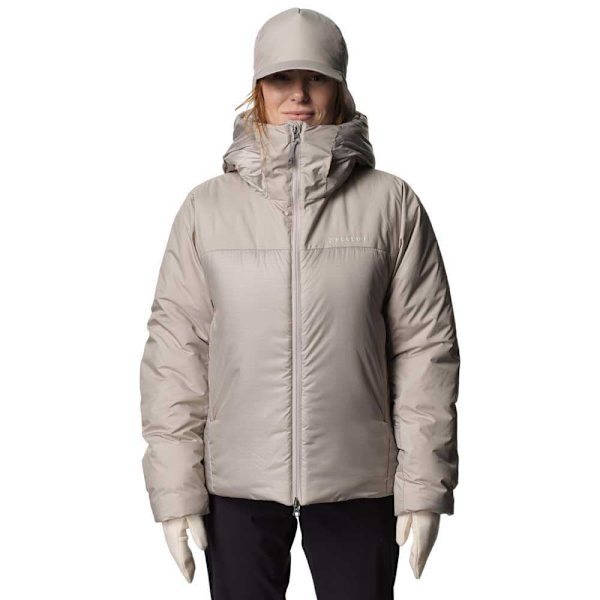 Houdini Double Dunfri Jacka Beige L Kvinna
