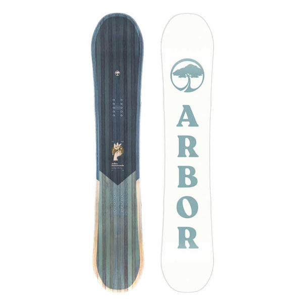 Arbor Kvinde Snowboard Ethos Rocker Blå 144