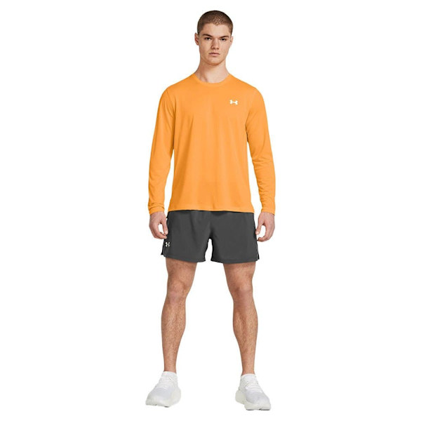 Under Armour Launch 5in Unlined Shortsit Oranssi XL Mies