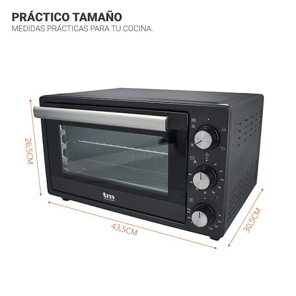 Tm Electron Työtaso Kiertoilmauuni Tmpho020 20l 1500w Hopeinen