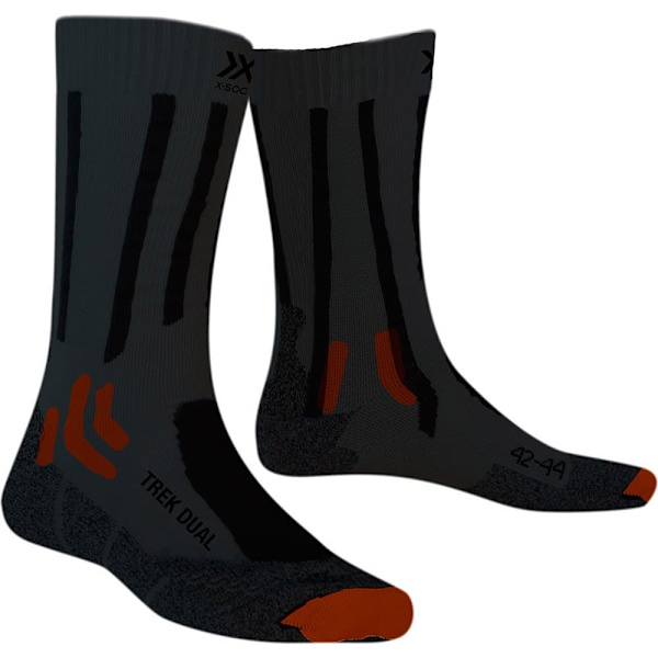 X-socks Strumpor Dual Svart,Grå EU 39-41 Man
