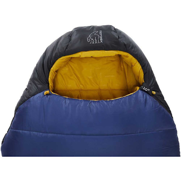 Nordisk Sovsäck Puk-10ºc Gul,Blå Extra Long / Left Zipper
