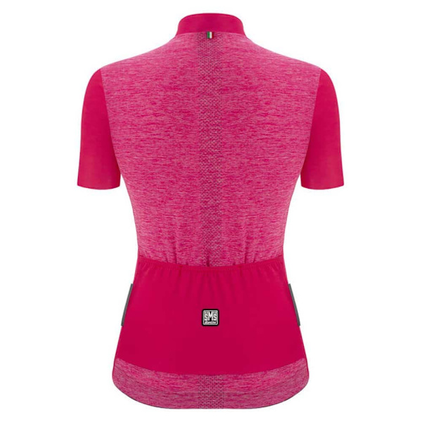 Santini Kortärmad Tröja Colore Puro Rosa L Kvinna