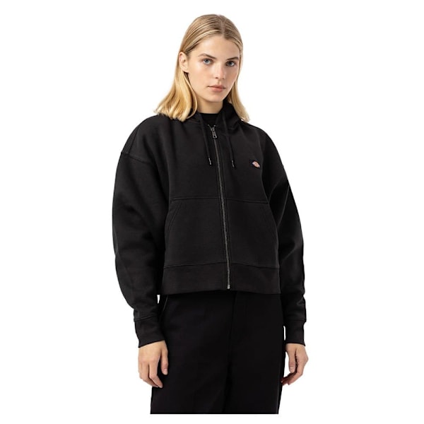 Dickies Sweatshirt Med Full Dragkedja Oakport Svart 2XS Kvinna