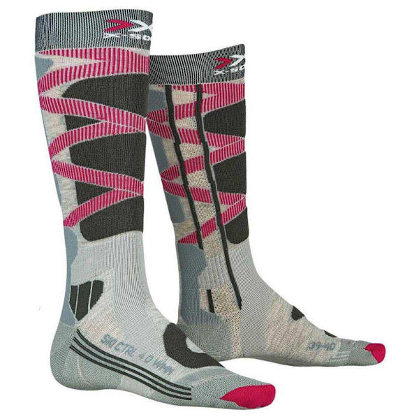 X-socks Strumpor Ski Control 4.0 Grå EU 37-38 Kvinna