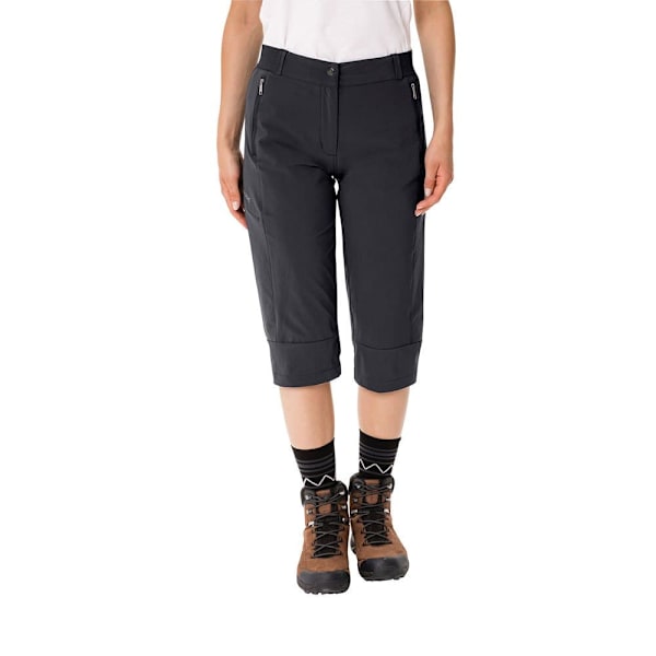 Vaude Byxor Farley Stretch Capri Iii Svart 40 Kvinna