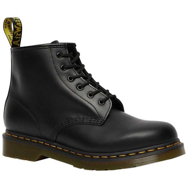 Dr Martens 101 6-eye Ys Smooth Støvler Sort EU 40 Mand