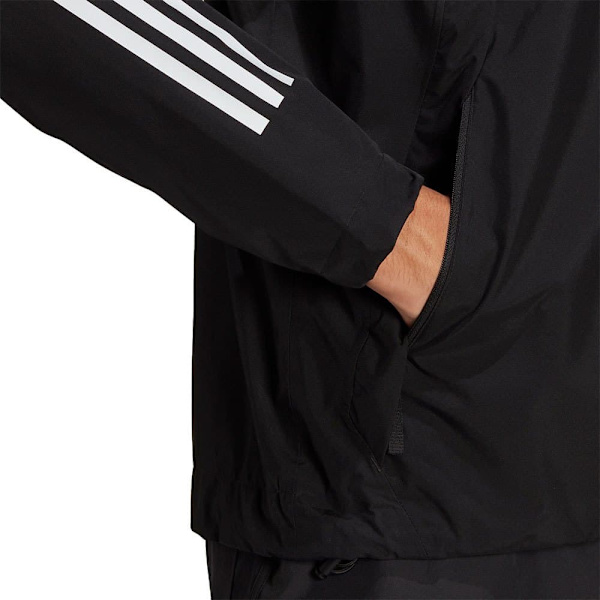 Adidas Stripes Rr Jakke Bsc 3 Sort S Mand